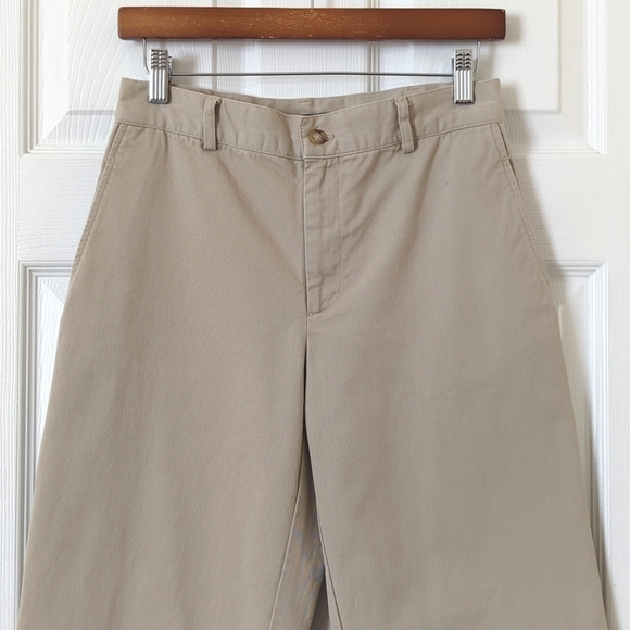 Ralph Lauren Sport Y2K Vintage High Waist Straight Leg Chino Capri Pants Beige 6 - Picture 2 of 15